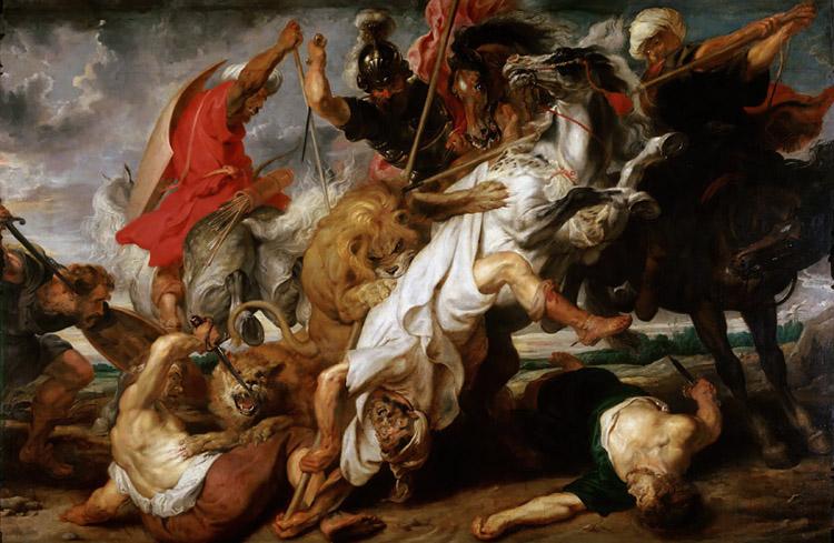 Peter Paul Rubens Lion Hunt (mk27) oil painting image